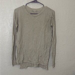 Pink Republic M Women's Beige Long Sleeve Top